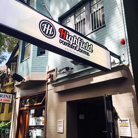 Highfield Private Hotel Sydney Kültér fotó